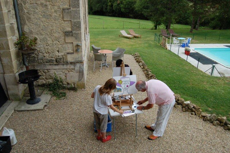 La Vieille Ecole Bed & Breakfast Bourgougnague Luaran gambar